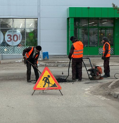 Ямочный ремонт дорог в Заинске: работы начались в марте