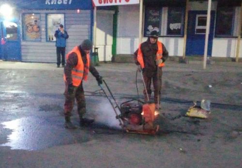 Ямочный ремонт дорог в Заинске: работы начались в марте