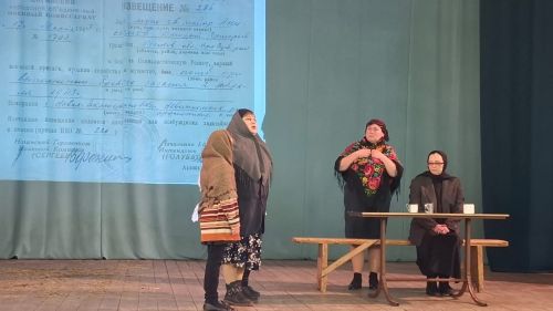 К юбилею Победы в селе Светлое Озеро Заинского района поставили спектакль о силе, боли и женской доле