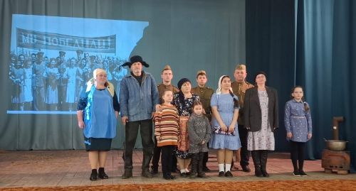 К юбилею Победы в селе Светлое Озеро Заинского района поставили спектакль о силе, боли и женской доле