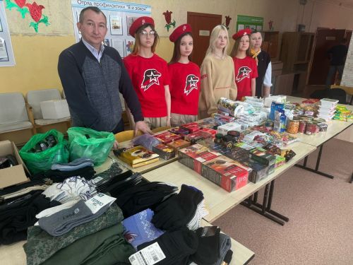 Бухарайская школа Заинского района поддержала акцию «Посылка солдату»