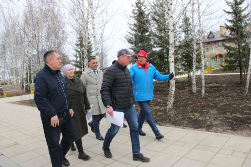 Зәйдә җәйге чорда төзекләндереләчәк объектларга күзәтү ясалды  (фоторепортаж)