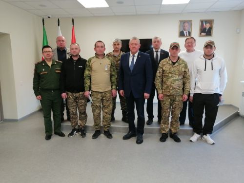 В Заинске состоялась встреча главы района с военнослужащими