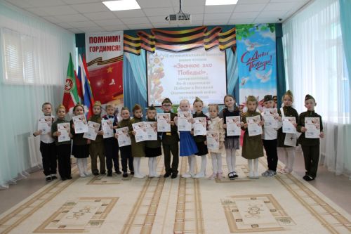 Зәйдә сабыйлар традицион “Җиңү кайтавазы”  бәйгесендә шигырьләр сөйләделәр