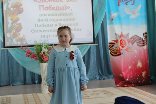 В Заинске на конкурсе чтецов «Звонкое эхо Победы» дошколята рассказали стихи о войне