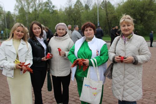 Жители Заинска присоединились к акции «Георгиевская ленточка»