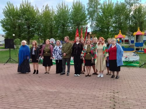 Мирный бистәсендә патриотик концерт үтте