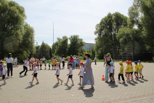 В Заинске дошколята сыграли в «Зарницу»