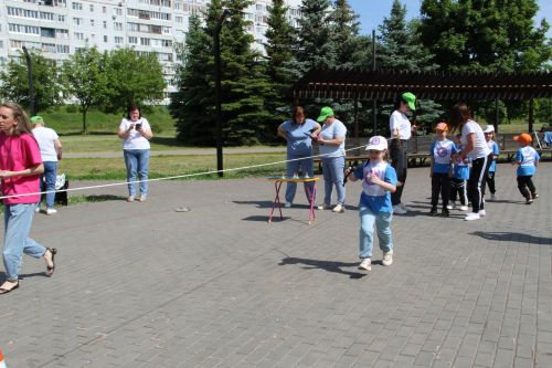 В Заинске дошколята сыграли в «Зарницу»