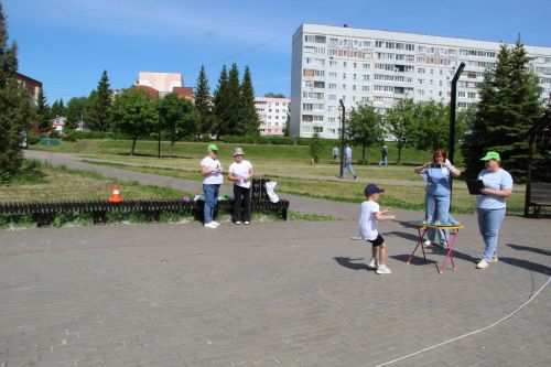 В Заинске дошколята сыграли в «Зарницу»