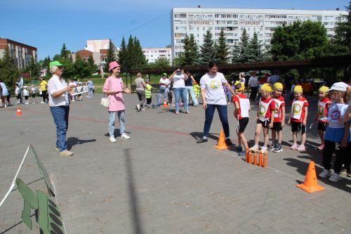 В Заинске дошколята сыграли в «Зарницу»