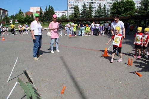 В Заинске дошколята сыграли в «Зарницу»