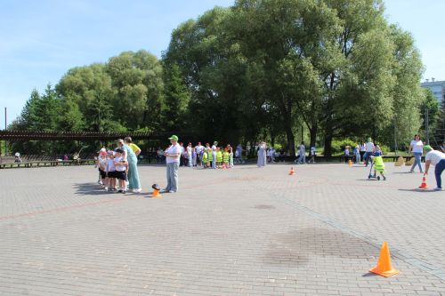 В Заинске дошколята сыграли в «Зарницу»