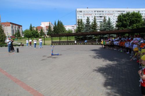В Заинске дошколята сыграли в «Зарницу»