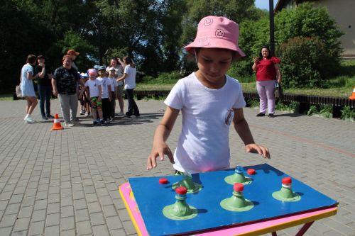В Заинске дошколята сыграли в «Зарницу»