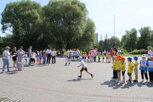 В Заинске дошколята сыграли в «Зарницу»