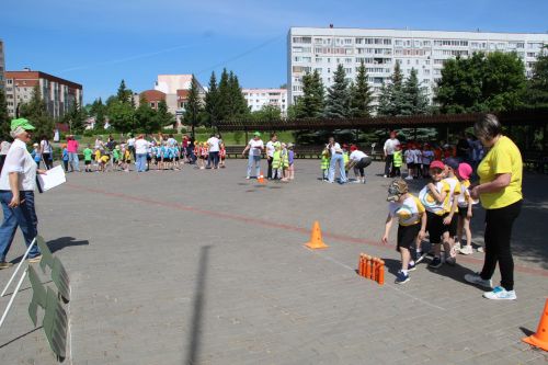В Заинске дошколята сыграли в «Зарницу»