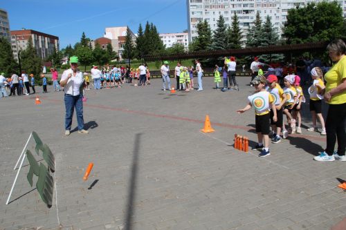 В Заинске дошколята сыграли в «Зарницу»