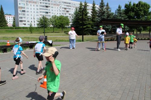 В Заинске дошколята сыграли в «Зарницу»
