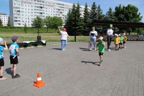 В Заинске дошколята сыграли в «Зарницу»