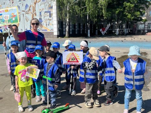 «Безопасное лето» стартовало в детском саду «Дюймовочка»