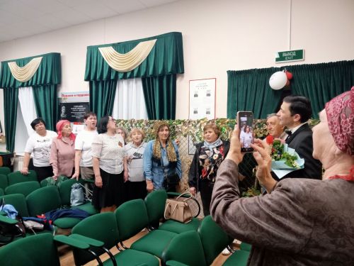 Поповка авылында  Владимир Васильевның Җиңү көненә багышланган концерты булды