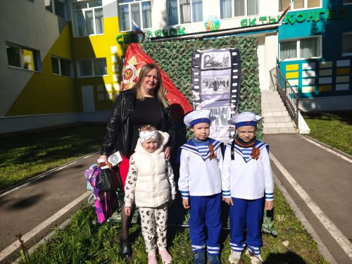 В детском саду «Светлячок» прошла акция «Георгиевская ленточка»