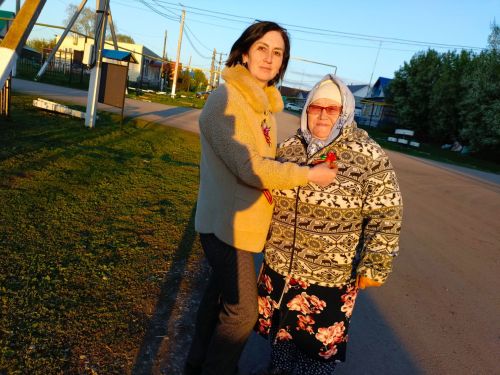 Аксар авылы халкы «Георгий лентасы» акциясенә кушылды