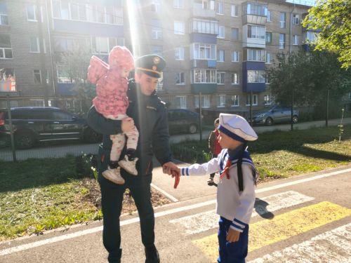 В детском саду «Светлячок» прошла акция «Георгиевская ленточка»