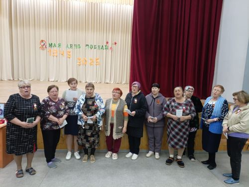 Праздничный концерт в честь 80-летия Великой Победы прошёл в Савалеевском доме культуры