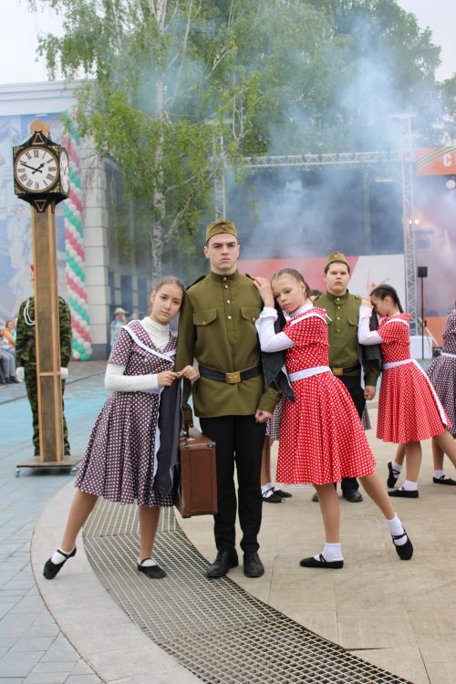 Фоторепортаж с празднования 80-летия Великой Победы в Заинске