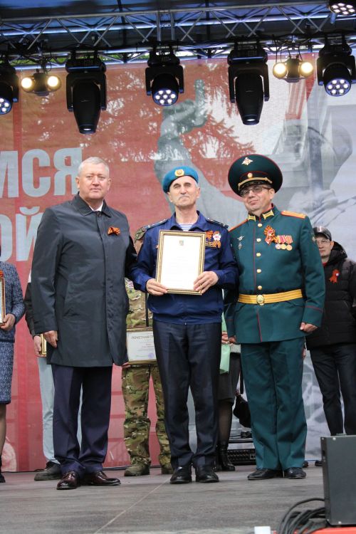 Фоторепортаж с празднования 80-летия Великой Победы в Заинске