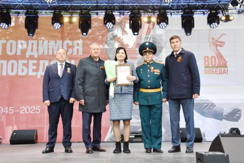 Фоторепортаж с празднования 80-летия Великой Победы в Заинске