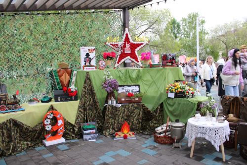 Фоторепортаж с празднования 80-летия Великой Победы в Заинске