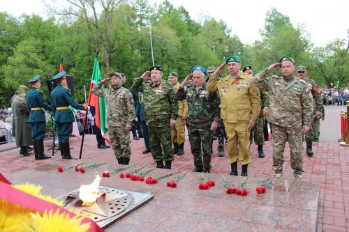 Фоторепортаж с празднования 80-летия Великой Победы в Заинске