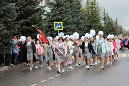 Фоторепортаж с празднования 80-летия Великой Победы в Заинске