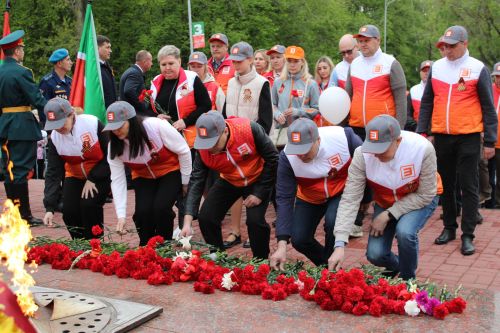 Фоторепортаж с празднования 80-летия Великой Победы в Заинске