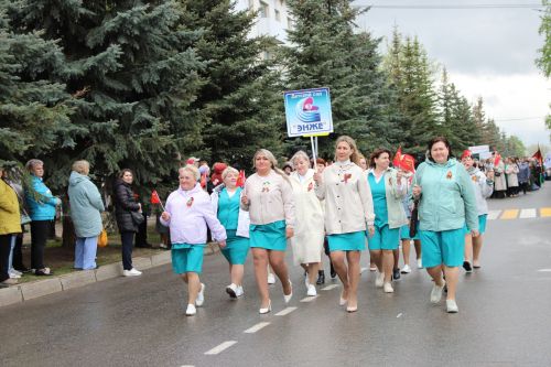 Фоторепортаж с празднования 80-летия Великой Победы в Заинске