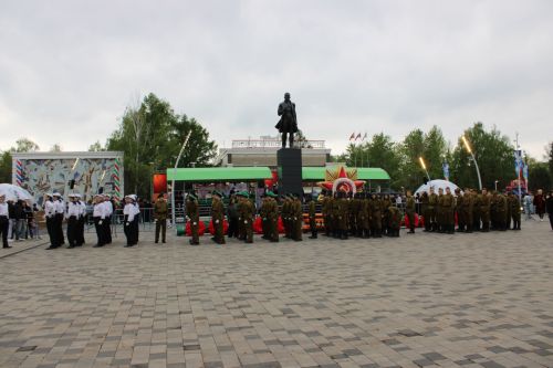 Фоторепортаж с празднования 80-летия Великой Победы в Заинске