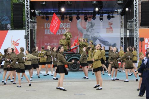 Фоторепортаж с празднования 80-летия Великой Победы в Заинске