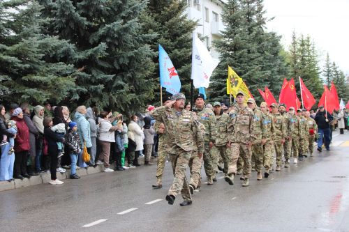 Фоторепортаж с празднования 80-летия Великой Победы в Заинске