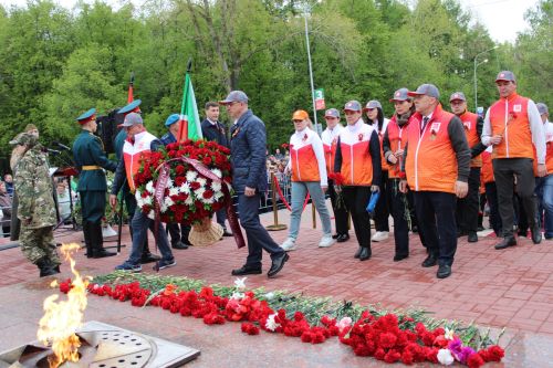 Фоторепортаж с празднования 80-летия Великой Победы в Заинске