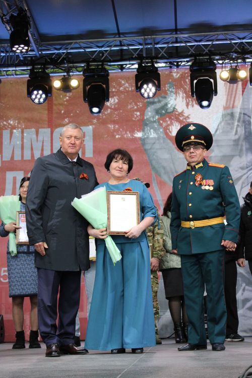 Фоторепортаж с празднования 80-летия Великой Победы в Заинске