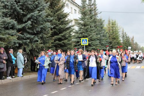 Фоторепортаж с празднования 80-летия Великой Победы в Заинске