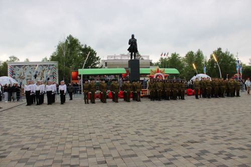 Фоторепортаж с празднования 80-летия Великой Победы в Заинске