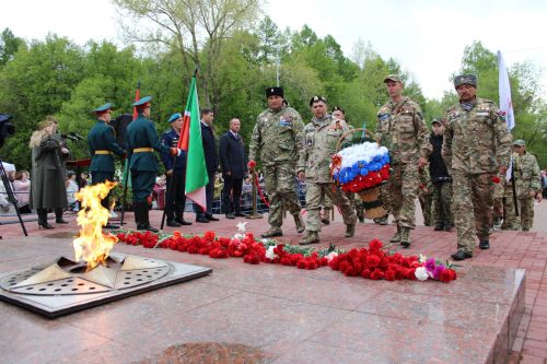 Фоторепортаж с празднования 80-летия Великой Победы в Заинске