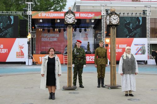 Фоторепортаж с празднования 80-летия Великой Победы в Заинске