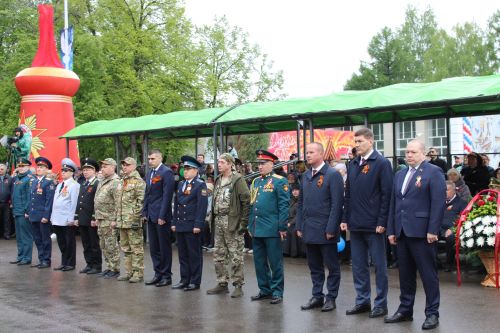 Фоторепортаж с празднования 80-летия Великой Победы в Заинске