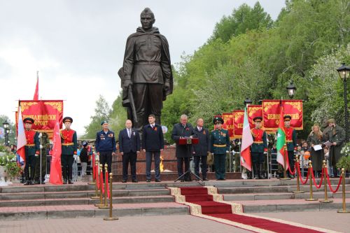 Фоторепортаж с празднования 80-летия Великой Победы в Заинске