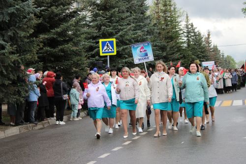 Фоторепортаж с празднования 80-летия Великой Победы в Заинске